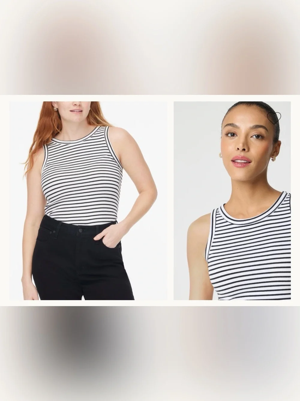 J. Crew Light Gray Ribbed Tank Top